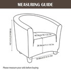 Stretch Club Chair Slipcover Spandex Barrel Chair Covers Printed Armchair Covers