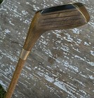 Vintage Hickory Shaft Golf Club   Antique Wooden Driver
