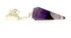 Amethyst 12 Faceted Handcrafted Dowsing Meditation Aura Divine Pendulum Reiki 