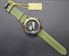 Invicta Aviator Skyshock Men s Quartz Watch 50mm Green Gunmetal 39310 Nib