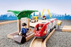 Brio World Rail   Road Travel Set 33209 Total 33pcs Wooden Toy New From Japan