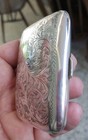 Antique Robert Pringle   Sons Solid Silver Cigarette Case- No Monogram  45 Grams
