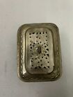 1918 Soap Dish Antique Vintage Brass Period Spadroon Old Rare Collectible