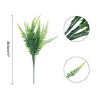 20pcs Faux Boston Fern Plants 14  Artificial Shrubs Greenery Outdoor Anti-uv