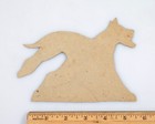 Vintage 1930s Cardboard Stand Up Die Cut Litho Game Harlequin Great Dane