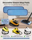 Ruannoclean Steam Mop Replacement Pads Compatible With Wagner Blue -4pack