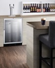 Summit Sbc56gbicssada 24 w 5 5 Cu  Ft  Built-in Commercial Double - Glass