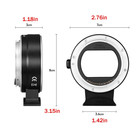 Ef-eos R Lens Mount Adapter Accessory For Canon Ef Ef-s Lens To Eos R Rf Mount