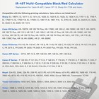 Compatible Calculator Ink Ribbon Replacement For Ir-40t Casio Hr-100tm Hr-170rc