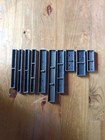 Metal Letterpress Furniture Lot Of 10 Assorted Sizes  