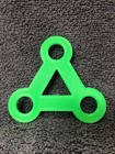 Lacrosse 3-ball Display Stand 3d Printed Neon Green
