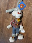 Vintage Peace hippie Bugs Bunny 14   with Original Tag- Looney Tunes Warner Bros