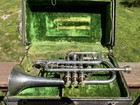 1908 Buescher True Tone Silver Cornet     Elkhart  In     Serial  11300 - Plays Well