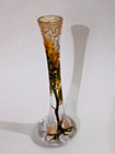 Vintage Or Possible Antique Art Nouveau-style Glass Bud Vase  possible French 