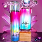 Bath   Body Works Pink Chiffon New Shower Gel   Fragrance Mist Set New