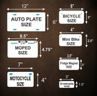 Turks And Caicos Flag License Plate Personalized Custom Car Bike Motorcycle 