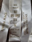 Nile Fourth Place Vintage Horse Show Ribbons Awards Equestrian Events Wash state
