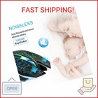 Tenmos M2 Wireless Gaming Mouse  Silent Rechargeable Optical Usb Computer Mice W