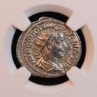 Roman Empire Gordian Iii Silver Double Denarius  238-244 Ad  -ngc Ch  Au  Superb