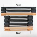 1 Pair Pu Leather Shoulder Handbag Replacement Purse Handle Diy Bag Strap
