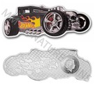 2024 Solomon Islands Hot Wheels Bone Shaker 1 Oz Silver Colorized Coin