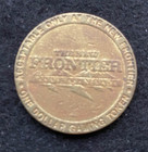  1 New Frontier Hotel Casino Slot Token Las Vegas Vintage Gambling Gaming Dollar