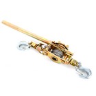 4400lb Hoist Ratchet With 2 T Hand Lever Puller Come Along Double Hooks Cable