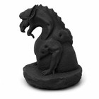 Gargoyle Statue Gothic Home Decor     Freestanding Desktop Figurine  Black