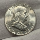 1963-d 50c Franklin Half Dollar Unc