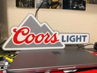Coors Light Led Light Up Wall Sign Beer Bar Garage Man Cave Decor 17    X 7   