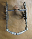 E Garcia Silver Bit Flower Petal   Spots Salinas  Mouth Brown Finish