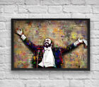 Luciano Pavarotti 24x36inch Poster Luciano Pavarotti Opera Tribute Free Shipping