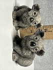 Koala Bear Pair Miniature Figurines 2    Handcrafted