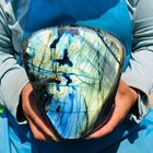 6 02lb Natural Gorgeous Labradorite Quartz Crystal Stone Specimen Healing