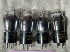 4 Close Matched Philco 71a 171a Amplifier Tubes Tv-7 Tested Nos 100 -111  Vtg