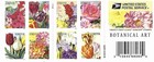 Botanical Art 2015  5 Booklets  Total 100 Pcs First-class Mnh