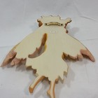 Vintage 9  Fairy With Butterfly Wings Statue Holding A Flower