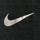 Nike Dri-fit Running Shirt Black Reflective Stripe Mens Medium Lightweight Tee