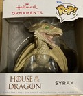 New Hallmark Xmas Ornament House Of The Dragon Syrax   Free Game Of Thrones Gift