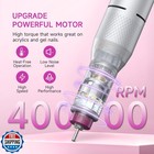 Electric Nail Drill Professional  Portable Nail File For Acrylic Gel Nails  C