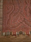 Lovely Antique Hand-loomed Kashmir Style Paisley Shawl Throw Textile Please Read