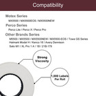 1 Line Labels - 10 000 White Blank Price And Date Gun Labels  Fits Perco