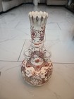 Ceramic Vase  Japanese Satsuma-style With Dragon And Phoenix Decoration 