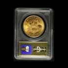 1857-s  20 Gold Liberty Bold Low S Pcgs Ms64 - Free Shipping Usa