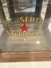 Early 1900s Antiseptic Sterilizer Cabinet  Oak Wood  Doctor   Barber  Pharmacy 