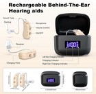 1 Pair Bte Digital Rechargeable Hearing Aid For Severe Hearing Loss