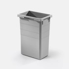 2  two  Pack Hailo Replacement Waste Bins Euro Cargo 35-38 Liters Capacity Gray