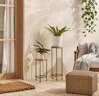 27  Wood   Brass Round Plant Stand - Hearth   Hand With Magnolia
