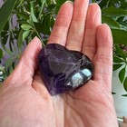 Dream Amethyst Crystal Heart Carving   5 