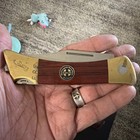 Case Knife Burlington Northern Railroad Set Of Blades And Case Engraved